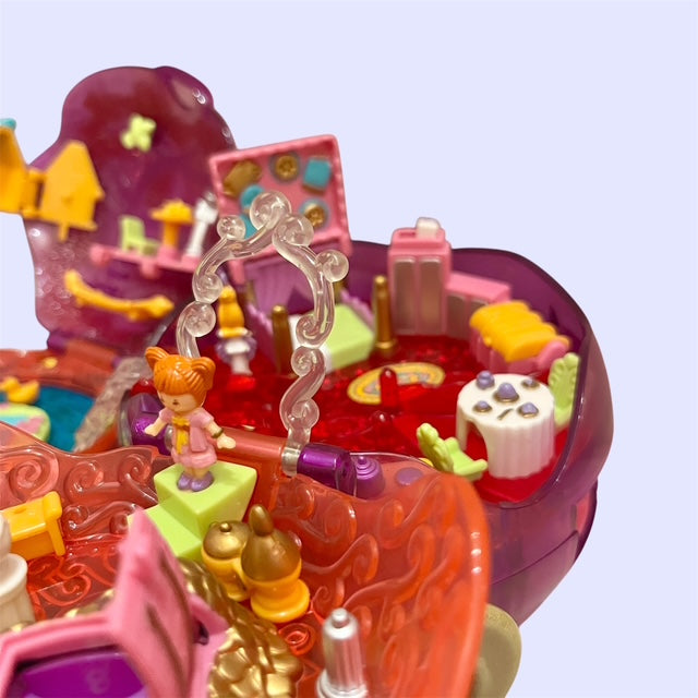 90's★1996★Polly Pocket★Compact★Play House★Miniature★Doll★Figure★Plush Toy★Vintage★Jewel Magic Ball★ 