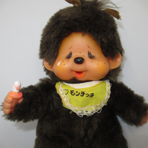 Vintage★90's★Monchhichi★Baby★Doll★Figure★Plush toy★17cm★Girl★Sekiguchi★Sekiguchi★ 