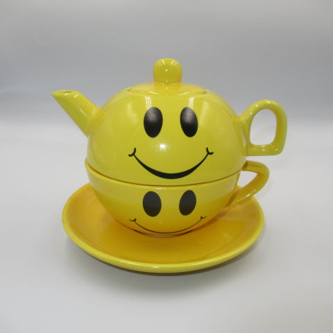 1995年★90's★Smiley Face★スマイリーフェイス★スマイル★ニコチャン★人形★ぬいぐるみ★フィギュア★ティーポットセット★マグカップ★