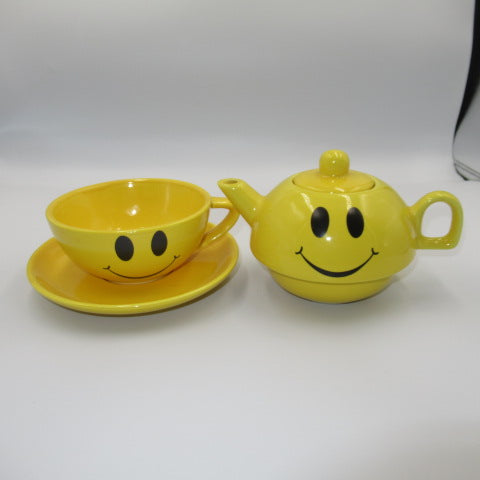 1995年★90's★Smiley Face★スマイリーフェイス★スマイル★ニコチャン★人形★ぬいぐるみ★フィギュア★ティーポットセット★マグカップ★