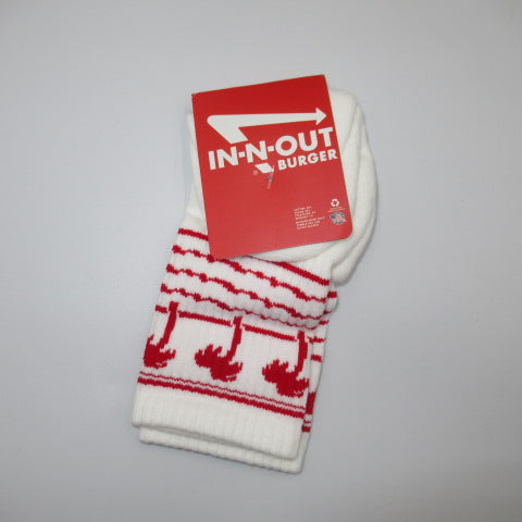 IN-N-OUT BURGER★IN-N-OUT★In-Out and Burger★California★socks★red★Palm Tree★KIDS★Size KIDS S/M★ 