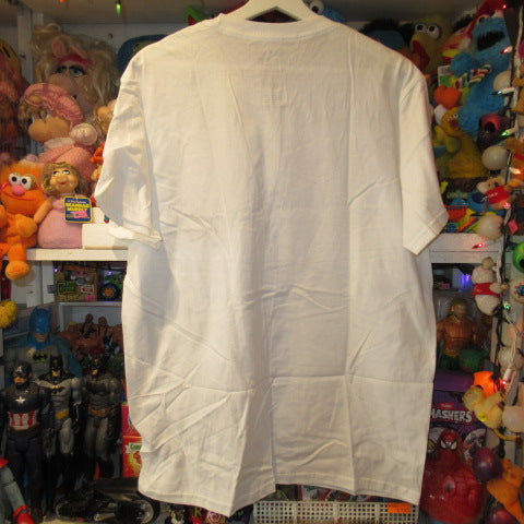 IN-N-OUT BURGER★In-and-Out Burger★T-shirt★Fast Food★California★Men's★Size L★White★New★Advertising★Corporate item★ 