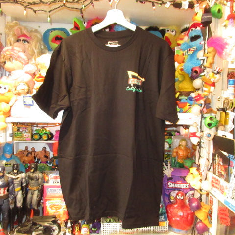 IN-N-OUT BURGER★イン・アンド・アウト・バーガー★Tシャツ★ファストフード★カリフォルニア★Men’ｓ★Ｌサイズ★ブラック★新品★アドバタイジング★企業物★