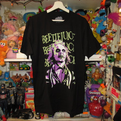 BEETLEJUICE★ビートルジュース★Tシャツ★ティム・バートン★映画★モンスター★ホラー★Men’ｓ★Ｌサイズ★ブラック★新品★フィギュア★人形★ぬいぐるみ★