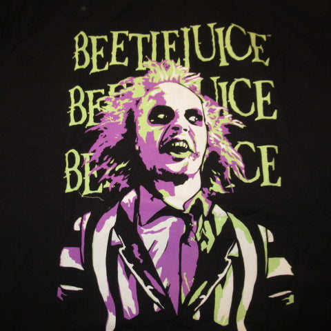 BEETLEJUICE★ビートルジュース★Tシャツ★ティム・バートン★映画★モンスター★ホラー★Men’ｓ★Ｌサイズ★ブラック★新品★フィギュア★人形★ぬいぐるみ★