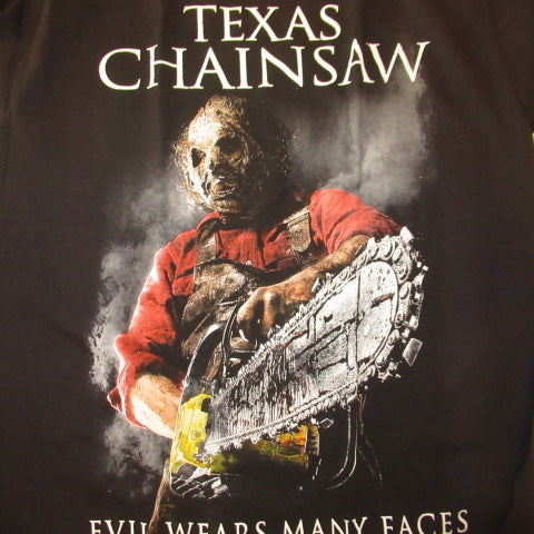 THE TEXAS CHAINSAW MASSACRE★テキサス・チェーンソー★悪魔のいけにえ★レザーフェイス★Tシャツ★ホラー★HORROR★映画★Men’ｓ★Ｌサイズ★ブラック★新品★フィギュア★人形★ぬいぐるみ★