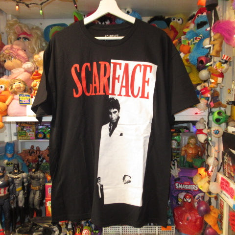 Movie★SCARFACE★Scarface★Al Pacino★80's★Mafia★T-shirt★Men's★Size L★Black★New★Figure★Doll★Plush toy★ 