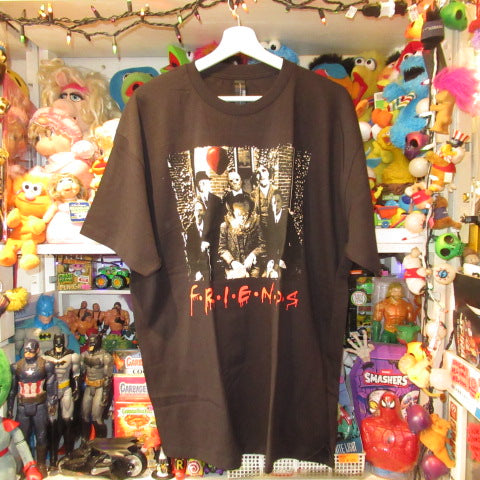 HORROR FRIRNDS★Horror★Movie★F・R・I・E・N・D・S★T-shirt★Men's★XL size★Black★New★SAW★Leatherface★It★Freddy★ 