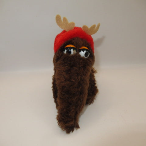 Rare! 80's★THE SESAMI STREET★Sesame Street★SNUFFLEPAGUS★Snuffy★Vintage★Small stuffed animal★Christmas★Reindeer★Figure★Doll★Plush toy★ 