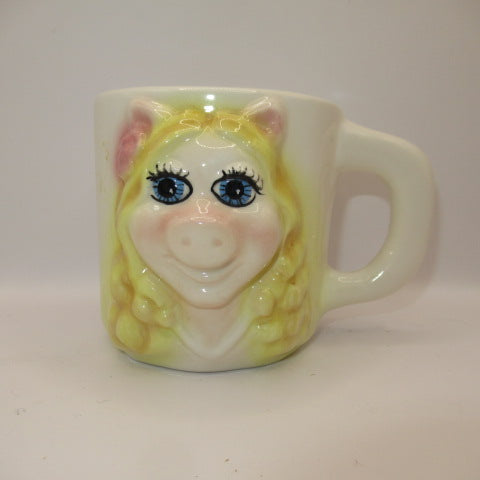 ビンテージ★The Muppets★マペッツ★マペットショー★Miss.Piggy★ミス・ピギー★陶器★マグカップ★ディスプレイカップ★カーミット★kermit★フィギュア★人形★ぬいぐるみ★