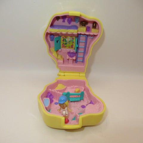 90’s★ビンテージ★POLLY POCKET★ポーリーポケット★ポニー★Pony Ridin compact★イエロー★黄色★コンパクト★ミニチュア★ままごと★フィギュア★人形★ぬいぐるみ★