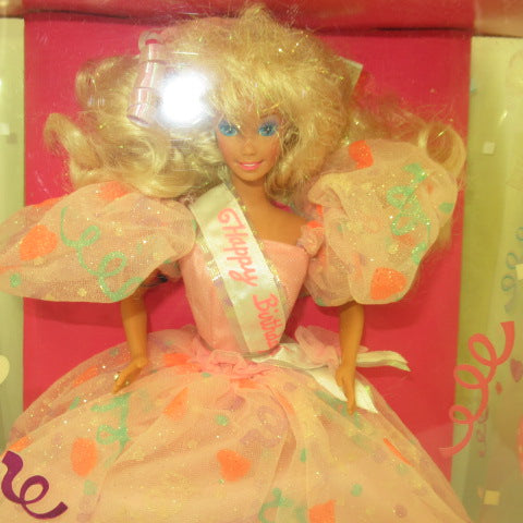 1990★90's★Barbie★Happy birthday Barbie★Birthday Barbie★Figure★Doll★Plush toy★Box damaged★ 