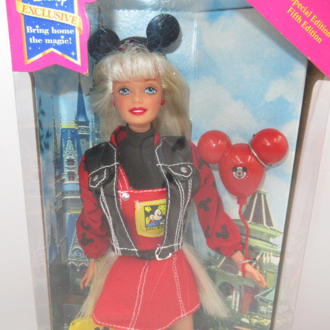 90's★1997★Barbie★Barbie★Disney Fun Barbie★Disney Fun Barbie★Mickey &amp; Minnie★Figure★Doll★Plushie★ 
