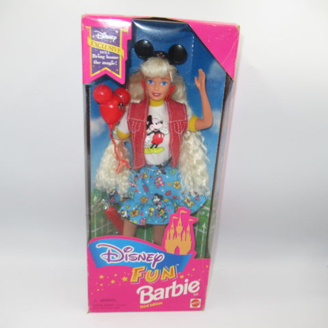 90's★1995★Barbie★Barbie★Disney Fun Barbie★Disney Fun Barbie★Mickey &amp; Minnie★Figure★Doll★Plushie★ 