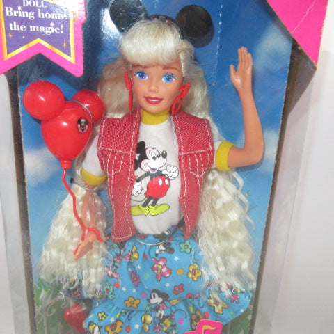 90's★1995★Barbie★Barbie★Disney Fun Barbie★Disney Fun Barbie★Mickey &amp; Minnie★Figure★Doll★Plushie★ 