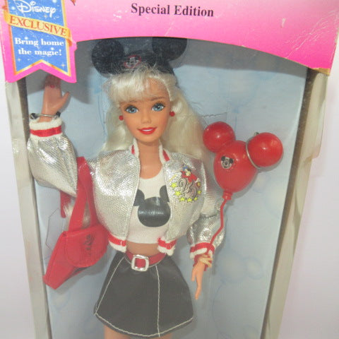90's★1996★Barbie★Barbie★Disney World Barbie★Disney World Barbie★Mickey &amp; Minnie★Figure★Doll★Plushie★ 