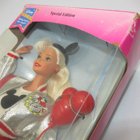90's★1996★Barbie★Barbie★Disney World Barbie★Disney World Barbie★Mickey &amp; Minnie★Figure★Doll★Plushie★ 