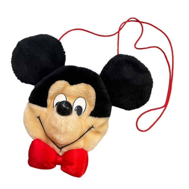Vintage★Mickey Mouse★Mickey Mouse★Face Shoulder★Pouch★Bag★Doll★Figure★Plush Toy★Vintage★1★ 