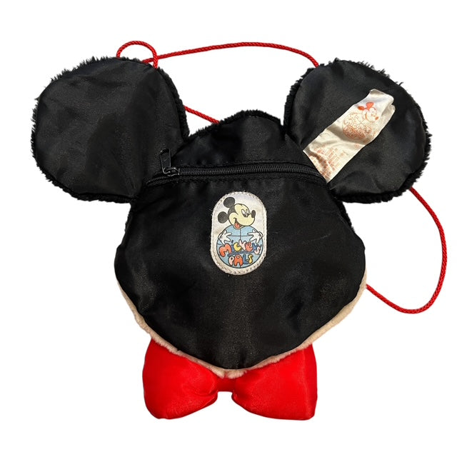 Vintage★Mickey Mouse★Mickey Mouse★Face Shoulder★Pouch★Bag★Doll★Figure★Plush Toy★Vintage★1★ 