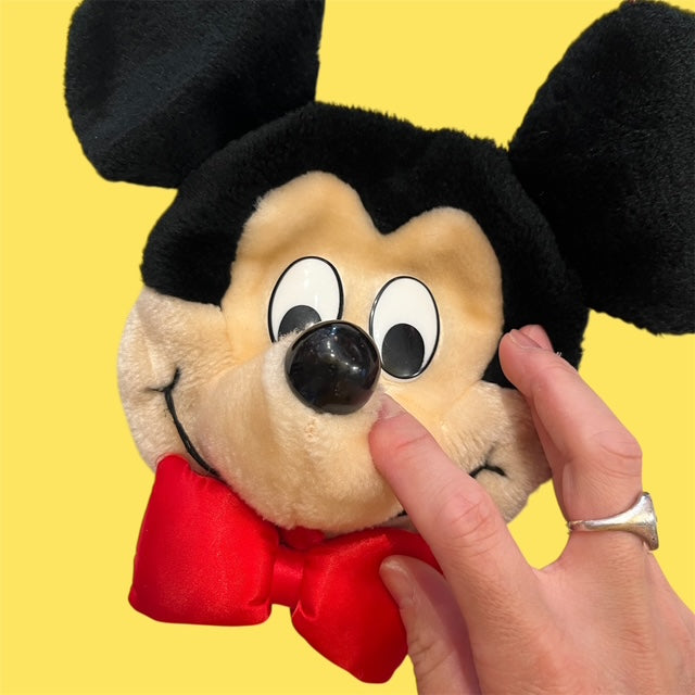 Vintage★Mickey Mouse★Mickey Mouse★Face Shoulder★Pouch★Bag★Doll★Figure★Plush Toy★Vintage★2★ 