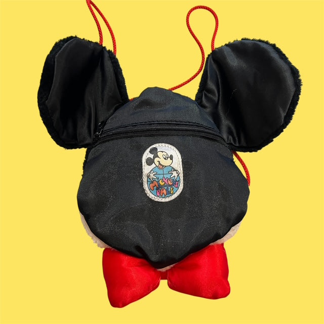 Vintage★Mickey Mouse★Mickey Mouse★Face Shoulder★Pouch★Bag★Doll★Figure★Plush Toy★Vintage★2★ 