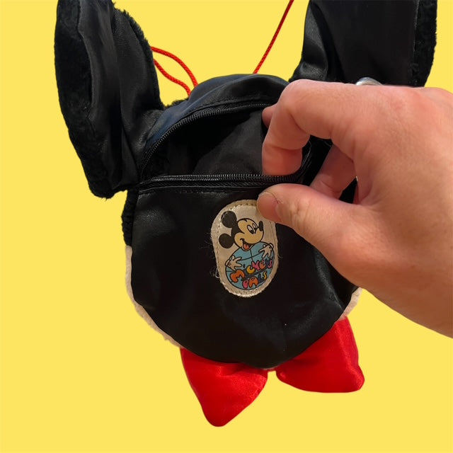 Vintage★Mickey Mouse★Mickey Mouse★Face Shoulder★Pouch★Bag★Doll★Figure★Plush Toy★Vintage★2★ 