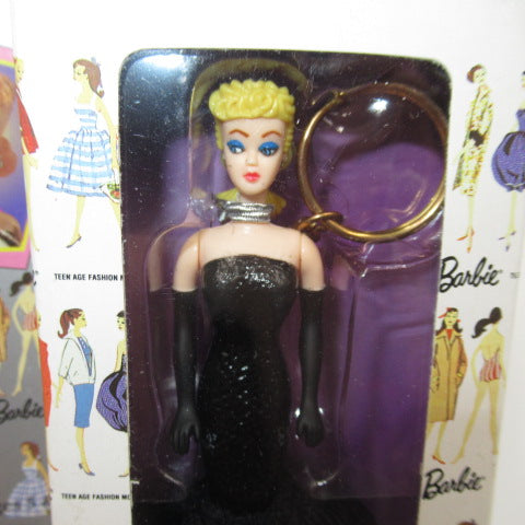 90's★1995★Barbie★Barbie★Figure Keychain★Keychain★Solo in the spotlight★Black Dress★Figure★Doll★Plushie★ 