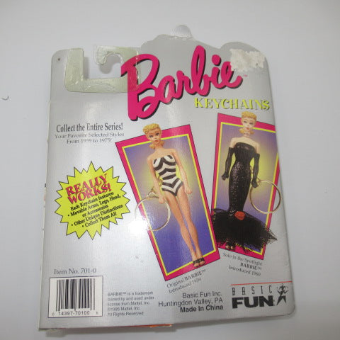 90's★1995★Barbie★Barbie★Figure Keychain★Keychain★Solo in the spotlight★Black Dress★Figure★Doll★Plushie★ 