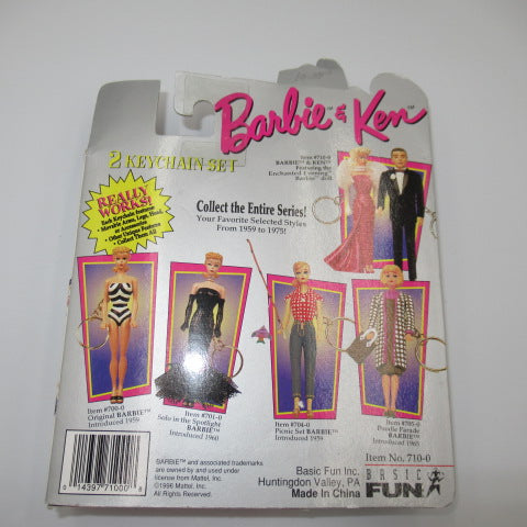90's★1996★Barbie★Barbie★Figure Keychain★Keychain★Barbie &amp; Ken★Enchanted Evening Barbie★Figure★Doll★Plush Toy★ 