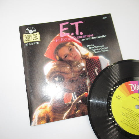 1982★ET★Movie★ET★Picture book with record★BOOK★Doll★Figure★Plush toy★Vintage★Drew Barrymore★ 