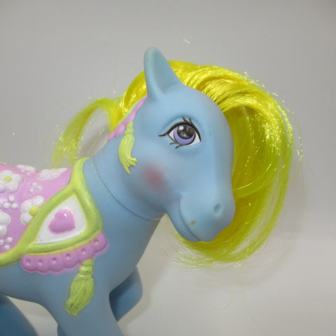 G1★80's★My Little Pony★My Little Pony★Merry-go-round★Doll★Figure★Plushie★Vintage★Blue★ 