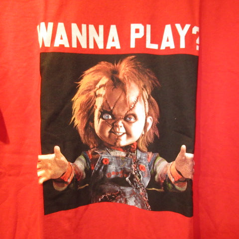 CHILD'S PLAY★チャイルドプレイ★CHUCKY★チャッキー★映画★Tシャツ★人形★フィギュア★ぬいぐるみ★Lサイズ★赤★