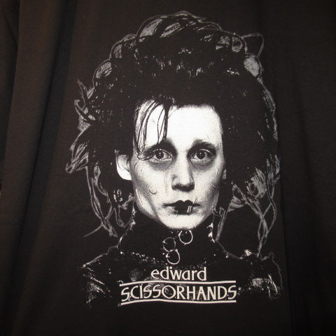 SCISSORHANDS★シザーハンズ★ジョニーデップ★ティムバートン★Tシャツ★人形★フィギュア★ぬいぐるみ★XLサイズ★ブラック★