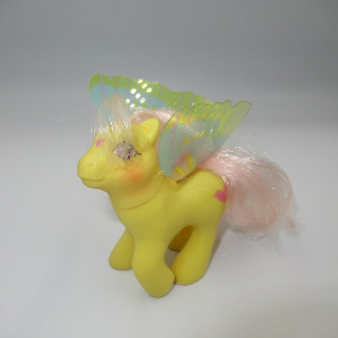G1★80's★My Little Pony★マイリトルポニー★羽根つきポニー★Windy Wings Ponies★人形★フィギュア★ぬいぐるみ★ビンテージ　★イエロー★