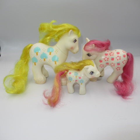 G1★80's★My Little Pony★マイリトルポニー★Loving Family Ponies★親子★家族★ポニー★人形★フィギュア★ぬいぐるみ★ビンテージ　★木★ツリー★りんご★アップル★