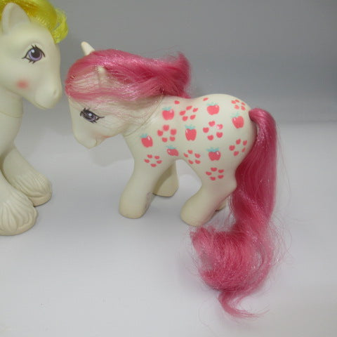 G1★80's★My Little Pony★マイリトルポニー★Loving Family Ponies★親子★家族★ポニー★人形★フィギュア★ぬいぐるみ★ビンテージ　★木★ツリー★りんご★アップル★