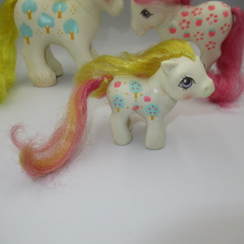 G1★80's★My Little Pony★マイリトルポニー★Loving Family Ponies★親子★家族★ポニー★人形★フィギュア★ぬいぐるみ★ビンテージ　★木★ツリー★りんご★アップル★