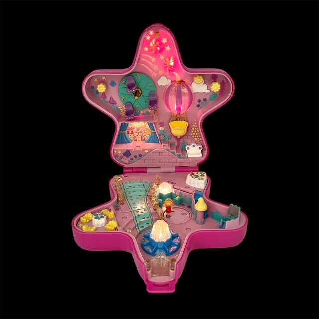 1993年★90's★Polly Pocket★ポーリーポケット★星の遊園地★ライトアップ★人形★フィギュア★ぬいぐるみ★ビンテージ　★コンパクト★
