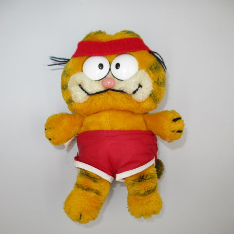 80’s★1986年★GARFIELD★ガーフィールド★可愛いぬいぐるみ★ジョギング★フィギュア★ぬいぐるみ★人形★ビンテージ★