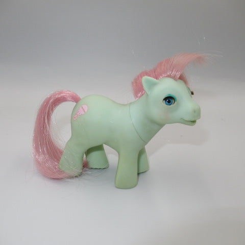 G1★80'★My Little Pony★マイリトルポニー★目パチポニー★ベイビー★人形★フィギュア★ぬいぐるみ★ミントグリーン★ラトルトイ★
