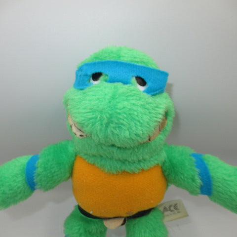 1989年★80's★Teenage Mutant TURTLES★タートルズ★レオナルド★人形★フィギュア★ぬいぐるみ★ビンテージ★２６センチ★