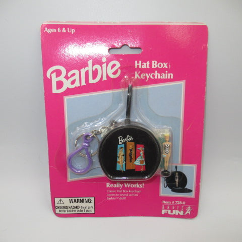 1999★90's★Barbie★Barbie★Key holder★Key chain★Doll★Figure★Plush toy★Vintage★Hat box★ 