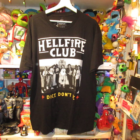STRANGER THINGS★ストレンジャーシングス★Ｔシャツ★HELLFIRE CLUB★ヘルファイヤークラブ★EDDY★エディ★ダスティン★マイク★Netflix★Men’ｓ★ＸＬサイズ★新品★