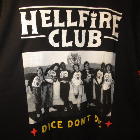 STRANGER THINGS★ストレンジャーシングス★Ｔシャツ★HELLFIRE CLUB★ヘルファイヤークラブ★EDDY★エディ★ダスティン★マイク★Netflix★Men’ｓ★ＸＬサイズ★新品★