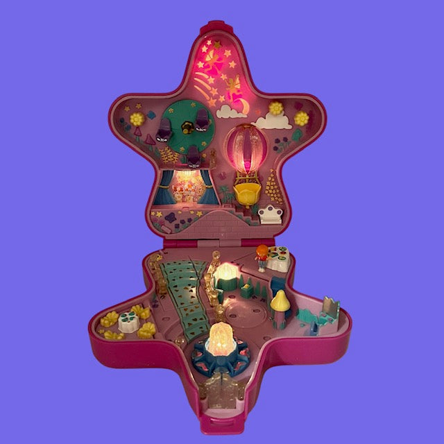 レア！1993年★90's★Polly Pocket★ポーリーポケット★星の遊園地★ライトアップ★人形★フィギュア★ぬいぐるみ★コンパクト★ピンク★