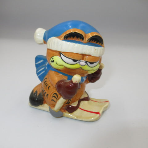 80's★vintage★GARFIELD★Garfield★pottery★figurine★ski★doll★figure★plush toy★ 