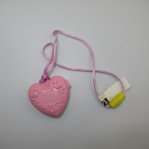 90's★POLLY POCKET★ポーリーポケット★ビンテージ★ネックレス★McDonald★マクドナルド★ミールトイ★ハッピーセット★コンパクト★ハート★ピンク★ミニチュア★ままごと★フィギュア★人形★ぬいぐるみ★