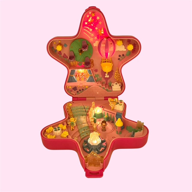 レア！完品！1993年★90's★Polly Pocket★ポーリーポケット★Fairylight Wonderland★フェアリーナイトワンダーランド★星の遊園地★人形★フィギュア★ぬいぐるみ★ビンテージ★ライトアップ★コンパクト★