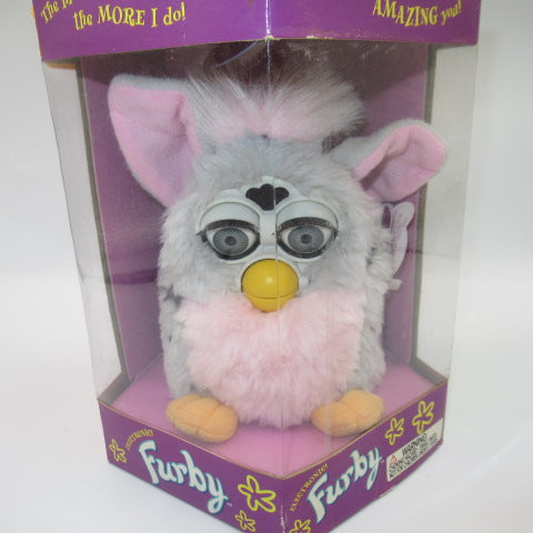 1999年★Furby★ファービー★トーキング★人形★ぬいぐるみ★フィギュア★ビンテージ★ピンク×グレー★
