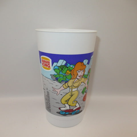90's★1990年★vintage★ビンテージ★TEENAGE MUTANT NINJA TURTLES★ニンジャタートルズ★プラスティックカップ★カップ★コップ★BUGER KING★バーガーキング★フィギュア★人形★ぬいぐるみ★